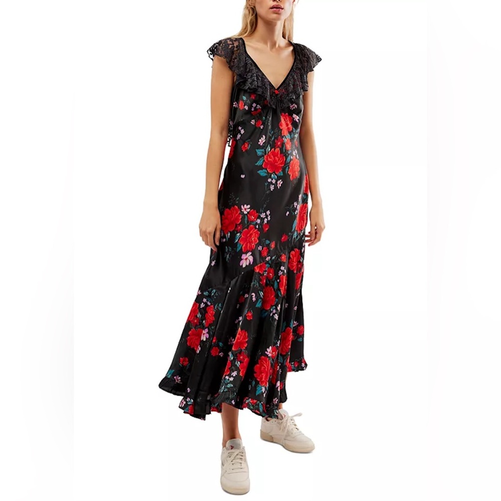 NWT Free people warm hearts maxi dress size M